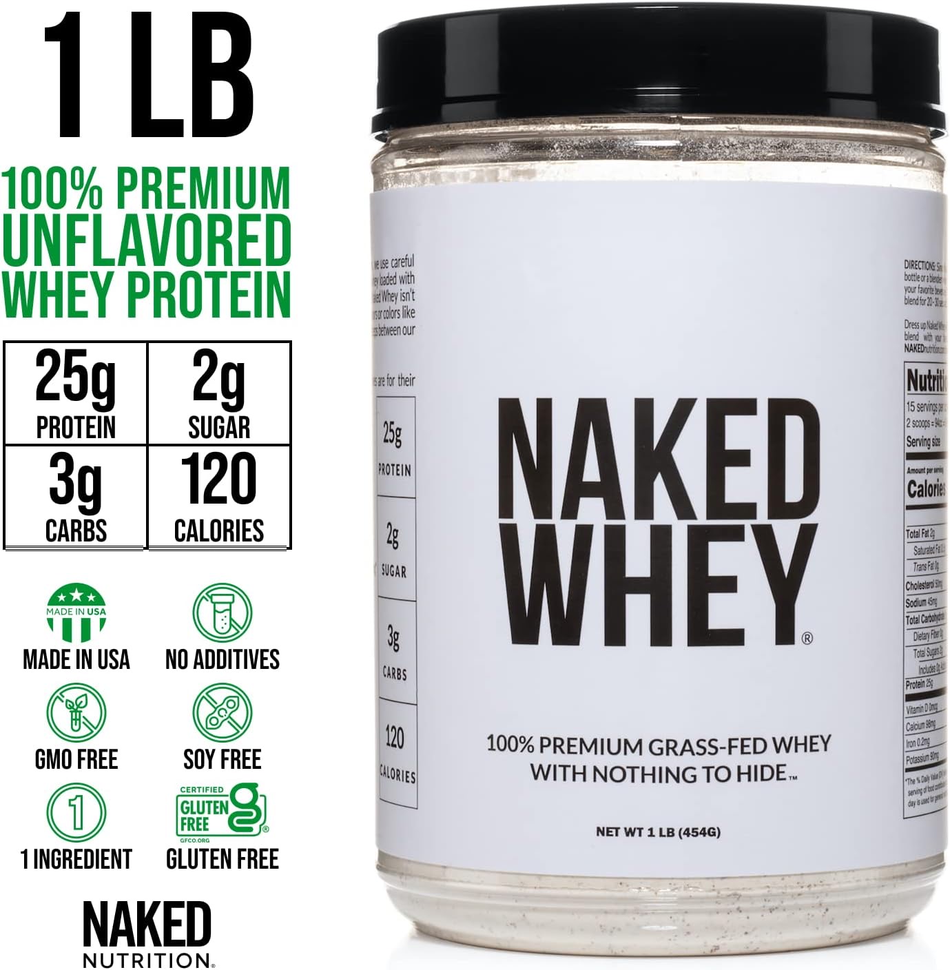 Naked Protein Powder, Dietary Supplement for Women over 40